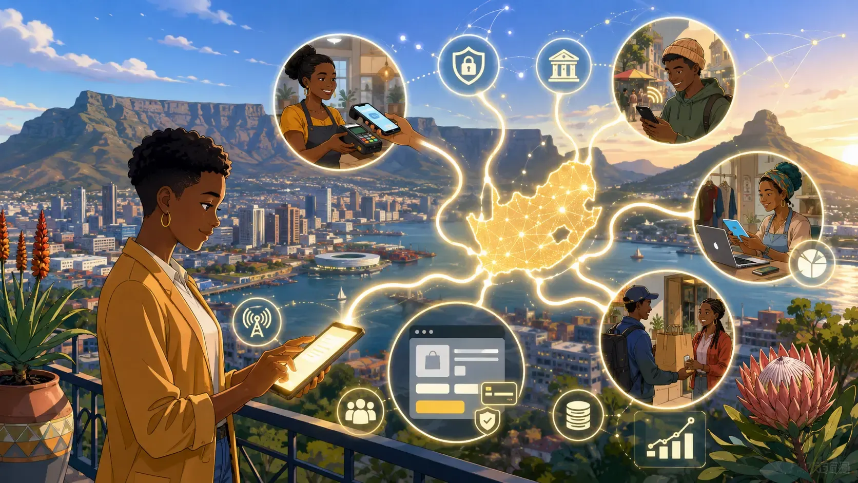 The Luminous Pathways of Commerce: Sculpting the Modern Payment System in South Africa